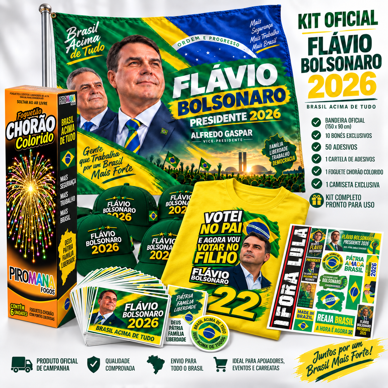 Kit Oficial Flávio Bolsonaro